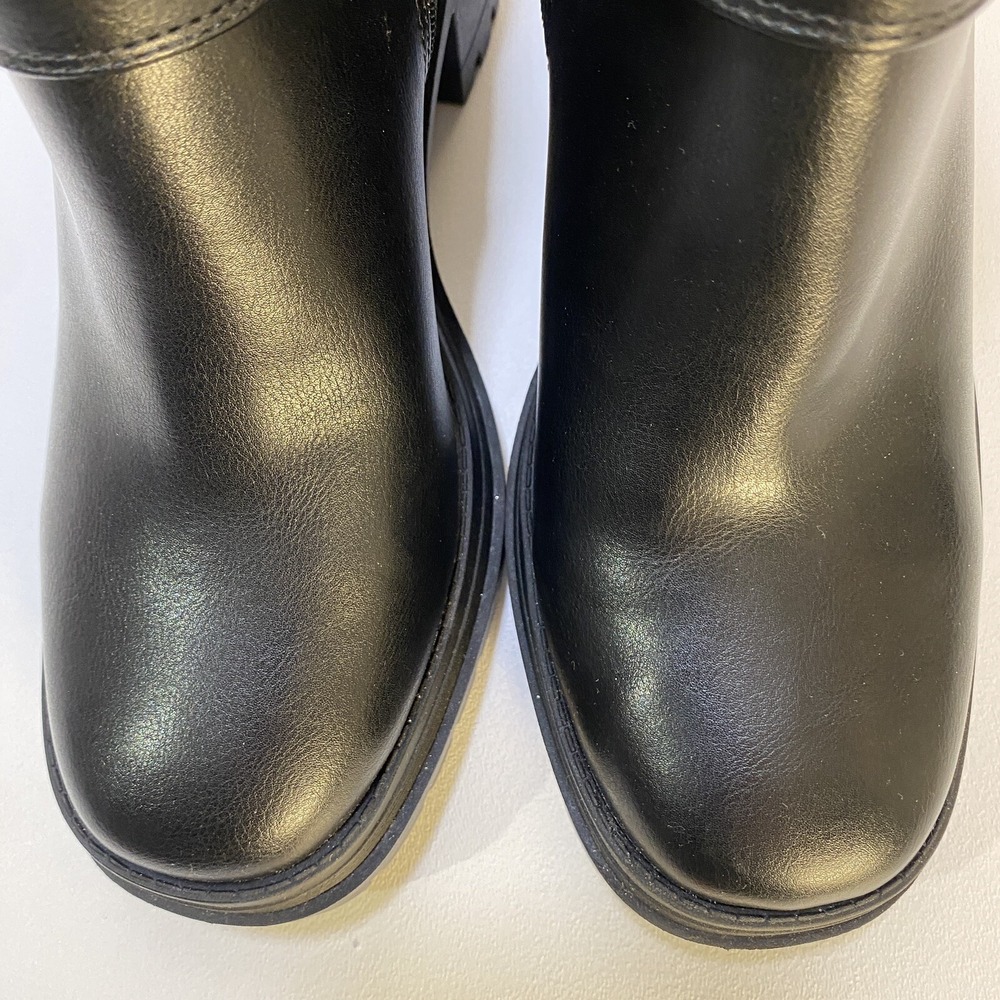 Sincerely Jules Combat Boots Size 8 Dolphin Black 3" Lug Sole - Picture 6 of 16